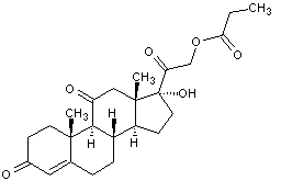 乙酸可的松結(jié)構(gòu)式