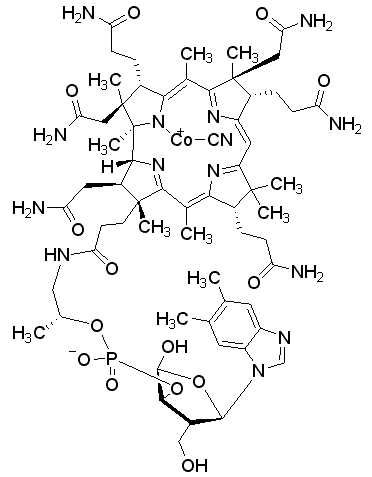 維生素B12結構式