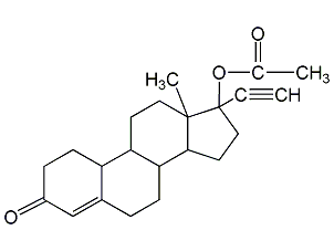 醋酸炔諾酮結(jié)構式